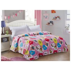 Плед Guten Morgen Плюшевое счастье, 150 x 200 см розовый