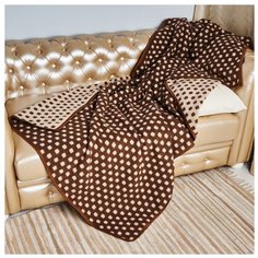 Плед Sukno 17-52, 140 х 205 см коричневый