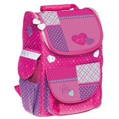 Hatber ранец Balance Лоскутный стиль NRk_13029, розовый