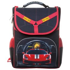 Hatber Ранец Balance Гонки NRk_32058, черный/красный