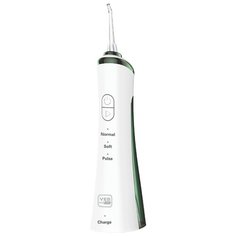 Ирригатор VES electric VIP-008, белый/зеленый