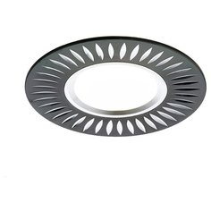 Встраиваемый светильник Ambrella light A507 BK/AL, черный/алюминий