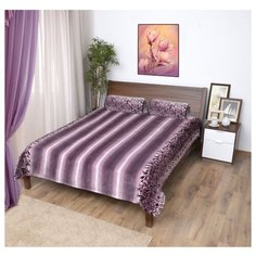 Плед Мягкий сон Veroni, 180 х 220 см (ПФ-180-09) фиолетовый