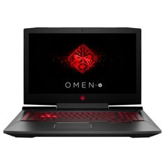 Ноутбук HP OMEN 17-an108ur (Intel Core i5 8300H 2300 MHz/17.3"/1920x1080/16GB/1256GB HDD+SSD/DVD нет/NVIDIA GeForce GTX 1060/Wi-Fi/Bluetooth/DOS) 4GU18EA таинственный черный