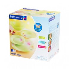 Столовый сервиз Luminarc Angel Green 19 прeдметов J1925 зеленый
