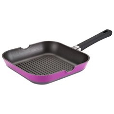 Сковорода-гриль GIPFEL Violeta 0407 24х24 см, черный/фиолетовый
