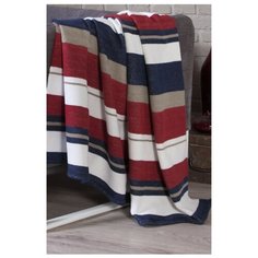 Плед KARNA хлопок RANA 3083/2, 150 x 240 см красный/белый/синий