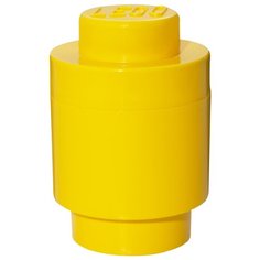 Контейнер LEGO Storage Brick 1 Round (4030) желтый