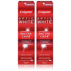 Зубная паста Colgate Optic White Экстра сила, мята, 75 мл