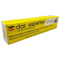 Зубная паста DAS EXPERTEN Ginger Force имбирная Профилактика и защита, 70 мл