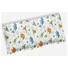Простыня Сказка Динозавры 90 х 200 см белый
