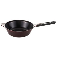 Сотейник Frybest My Pan EK-MP-W28GK 28 см, с крышкой, красный/черный