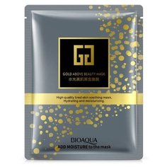 BioAqua тканева маска Gold above Beauty с коллоидным золотом, 30 г