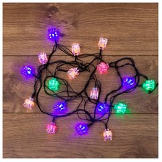 Гирлянда NEON-NIGHT Кубики, 20 LED, 280 см, 20 ламп