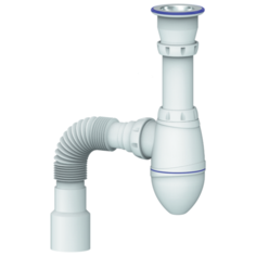 Сифон для раковины unicorn ИС.110309