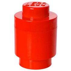 Контейнер LEGO Storage Brick 1 Round (4030) красный