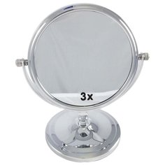 Зеркало косметическое настольное Unistor Impression хромированный