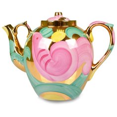 Дулёвский фарфор Заварочный чайник Русский 4,5 л розовая птица