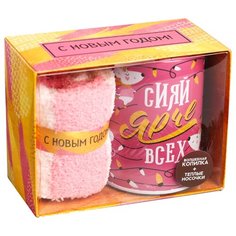 Подарочная корзина Зимнее волшебство Снежинки радуют 4327291