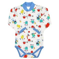 Боди Веселый Малыш размер 74, белый