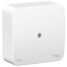 Распределительная коробка Schneider Electric BLNRK000011 наружный монтаж 75x75 мм белый