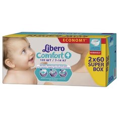 Libero подгузники Comfort 4 (7-14 кг) 120 шт.