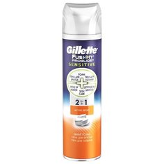 Пена для бритья Fusion ProGlide Sensitive Active Sport 2-в-1 Gillette, 250 мл
