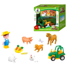 Игровой набор 1 TOY Наша ферма - Поездка на тракторе Т11047