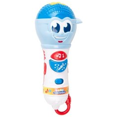 Clementoni микрофон 17181 синий/голубой/белый