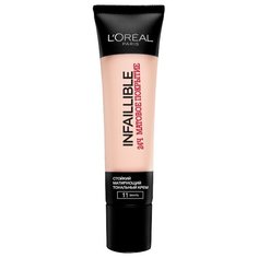 LOreal Paris Тональный крем Infaillible 24 часа матовое покрытие, 35 мл, оттенок: 11 Ваниль