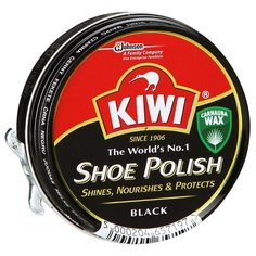 Kiwi Shoe Polish крем в банке черный