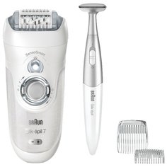 Эпилятор Braun 7-890 Silk-epil 7 белый/серый