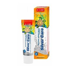 Зубная паста Silver Care с серебром 0-3 лет со вкусом сгущеного молока, 30 мл