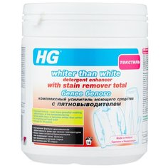 HG Отбеливатель "Белее белого" с пятновыводителем 400 г пластиковый контейнер