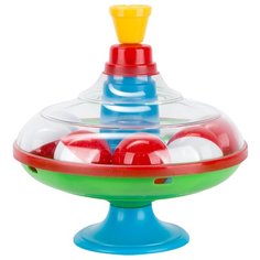 Юла-карусель Stellar большая с шариками (01320) голубой/зеленый/красный Стеллар
