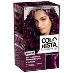 LOreal Paris Colorista Permanent Gel стойкая краска для волос, темно-пурпурный