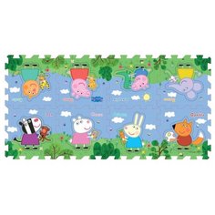 Коврик-пазл РОСМЭН Peppa Pig Пеппа и друзья (30130)