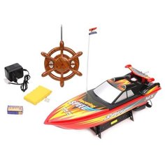 Катер Shantou Gepai MX-0006-7 черный/желтый/красный