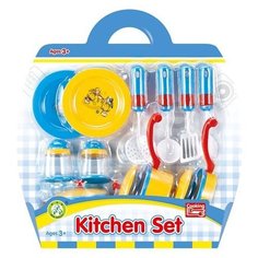 Набор посуды S+S Toys 100980128 голубой/желтый