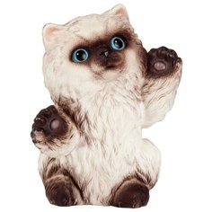 Игрушка для ванной ОГОНЁК Котенок Гудвин (С-779) бежевый