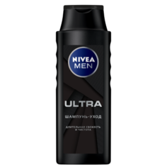 Nivea шампунь-уход Men Ultra Свежесть и чистота 400 мл