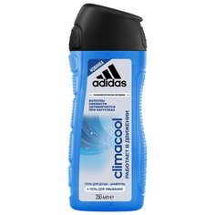 Гель для душа 3 в 1 Adidas Climacool for him, 250 мл