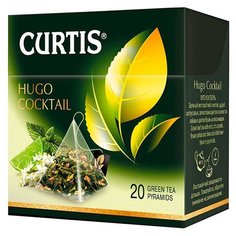 Чай зеленый Curtis Hugo cocktail в пирамидках, 20 шт.