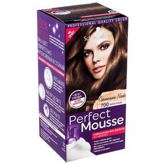 Schwarzkopf Perfect Mousse Стойкая краска-мусс для волос Nude, 700, Темно-Русый