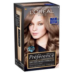 LOreal Paris Recital Preference стойкая краска для волос, 7.1, Исландия