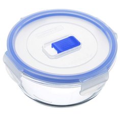 Luminarc Контейнер круглый Pure Box Active 0,92 л прозрачный/синий