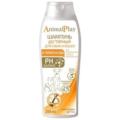 Шампунь Animal Play дегтярный универсальный для собак и кошек 250 мл