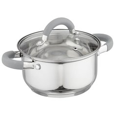 Кастрюля Appetite Sofia 1,7 л, стальной/серый