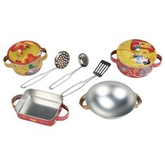 Набор посуды Hengjiang Art Ceramics Factory Белоснежка DSN0201-002 желтый/красный/серебристый