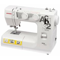 Швейная машина Janome Sew Easy, бело-серый